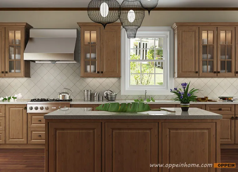 Indonesia Project Modern Wooden Kitchen Cabinets Customized