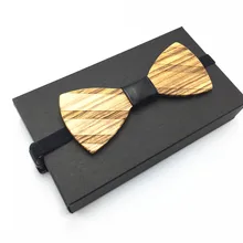 Best Для мужчин s деревянный галстук-бабочка аксессуар Свадебные подарки древесины бамбука бабочкой для Для мужчин модные высококлассные Для мужчин подарки