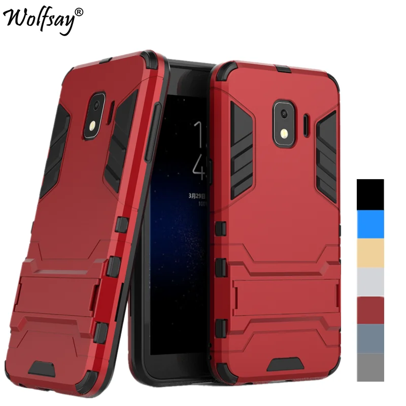 Чехол для Samsung Galaxy J2 Core чехол из ТПУ и поликарбоната противоударный накладка