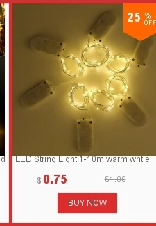Рождественские светодиодные лампы 5m10m 50 m 220 вольт провода водонепроницаемый венок праздничное освещение для сказочного дерева Свадебные украшения