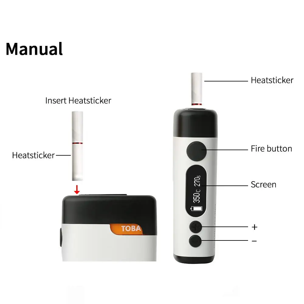 GreenSound TOBA 2 0 vape ручка комплект 1500mah электронная сигарета испаритель тепла без