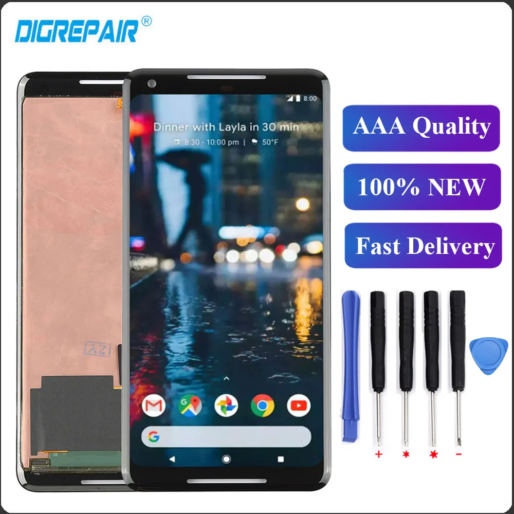 

6.0" For Google Pixel 2XL LCD Display Touch Screen Digitizer Assembly Replacemenr For Google Pixel 2 XL Display