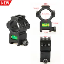 PPT Тактический 6063 алюминий 25,4 мм до 30 мм крепление с уровнем пузырьков 24-0198