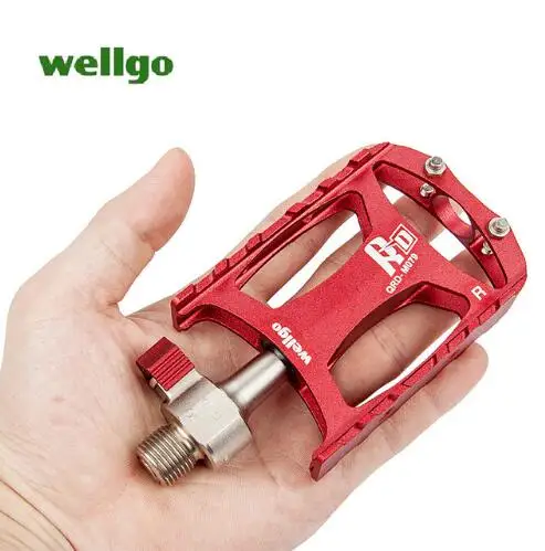 

2018 Wellgo QRD-M079 Ultra-light Bearing Pedal Quick Release Pedal MTB mountain Bike Bicycle Pedals Bicycle Parts
