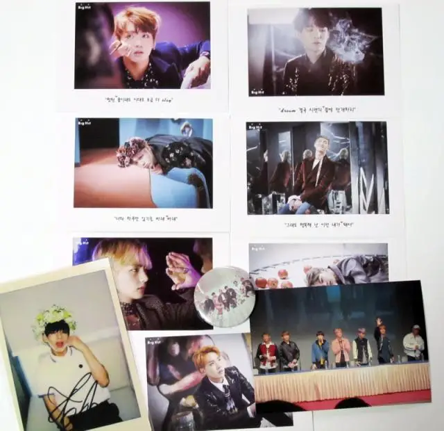 Bangtan Boys autographed 2-й альбом WINGS CD+ Фотокнига Корейская версия 10, 01