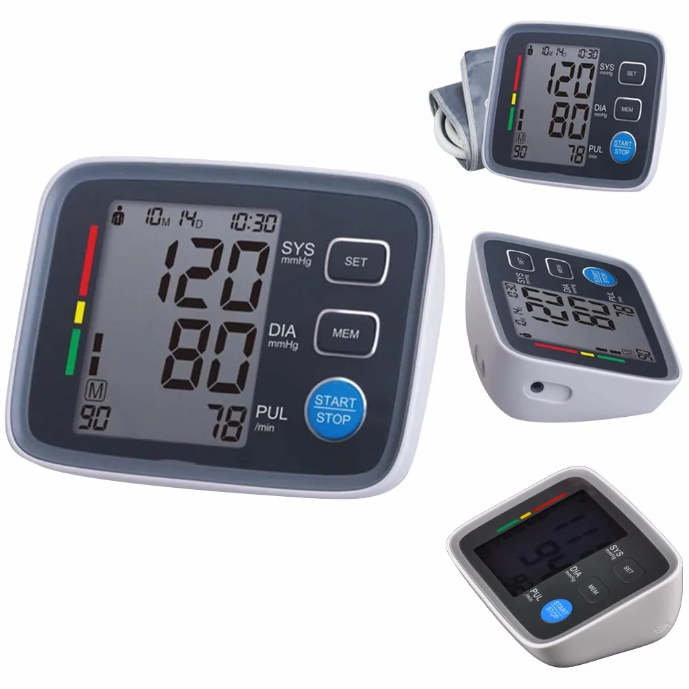 Arm Blood Pressure Pulse Monitors Health care Monitors Digital Upper Portable Blood Pressure Monitor meter sphygmomanometer (2)