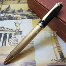 Шариковая ручка Baoer золотой и черный с подарочной коробкой BE51136