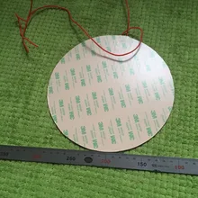 Rotondo 250 мм 12 В 200 Вт силиконовые riscaldatore letto на коссель pro stampante 3d installare 3 м nastro силиконовая грелка