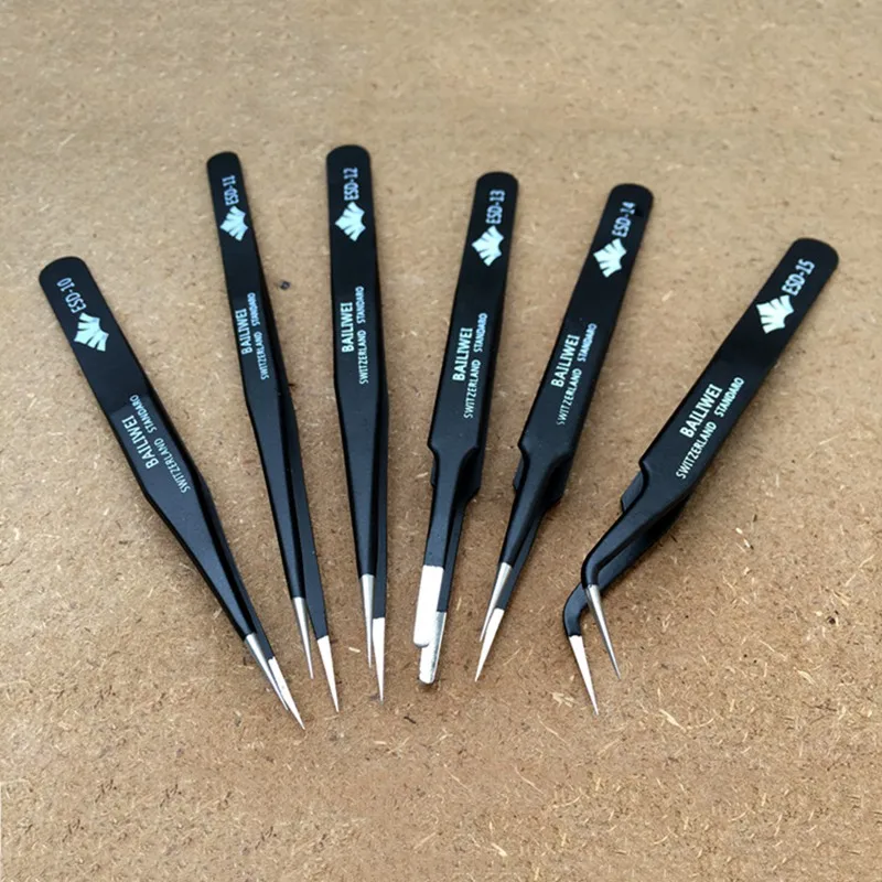 

Tweezer Curved Tips Tweezers For Electronic Cigarette Vape Cotton RDA RBA Atomizer Heating Wire DIY Tool 1PC Pointed
