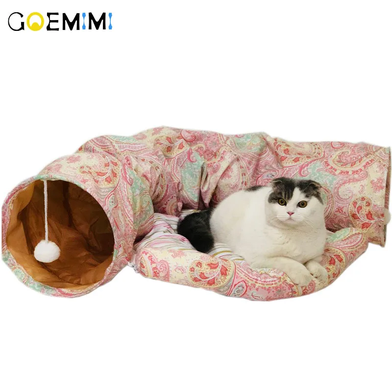 

Foldable Pet Cat Tunnel Indoor Outdoor Pet Cat Training Toy For Cats Rabbit Animal Play Tunnel Tube Cat Bed And Tunnel
