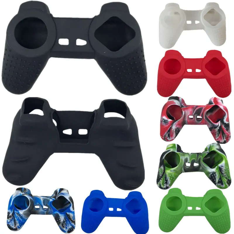 

Anti-Slip Camouflage Protective Case Silicone Rubber Cover Skin for Sony Mini PS Playstation Classic PS1 Controller Accessories