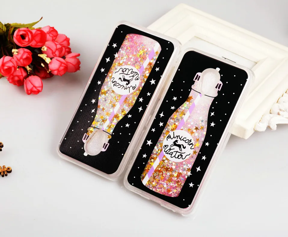 Quicksand Case for Meizu M5 Cover Fashion Bottle Glitter Dynamic Liquid Coque Meizu M5 Case Silicone Meilan 5 M 5 Funda          (2)