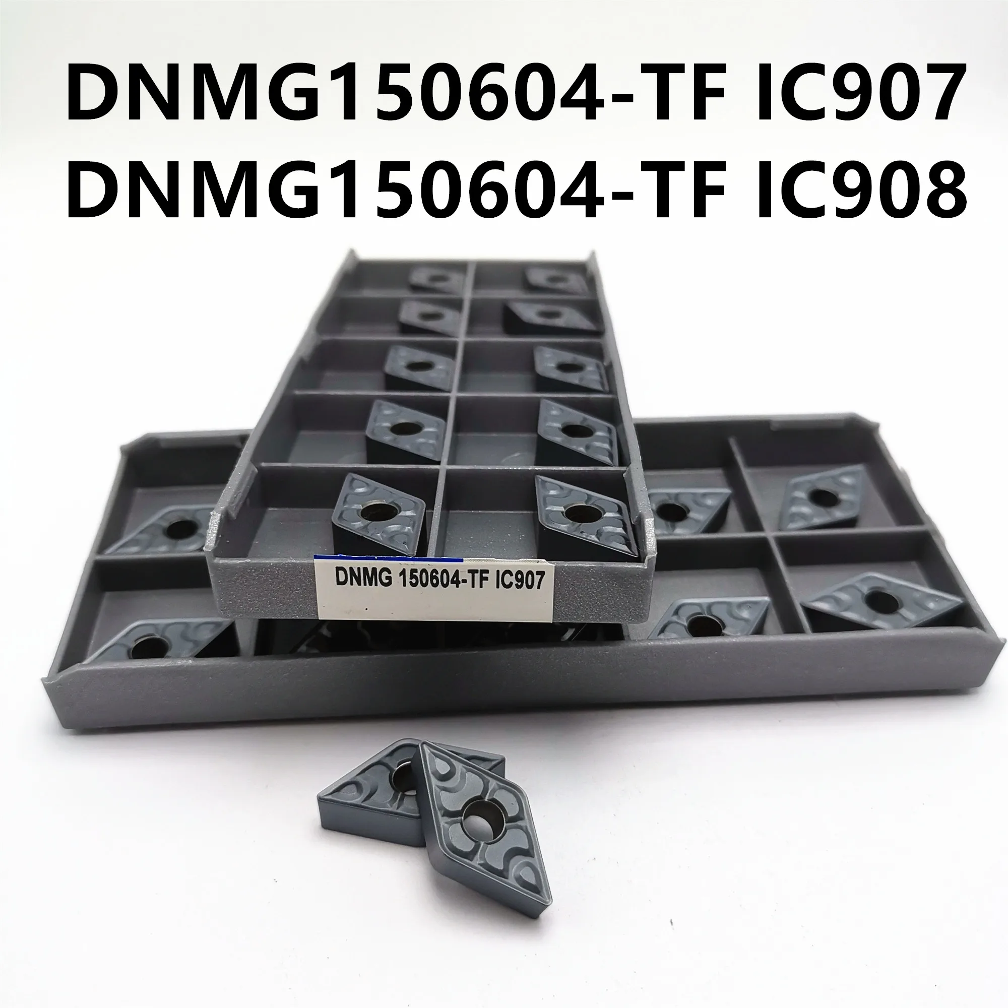 

Tungsten Carbide DNMG150604 TF IC907 DNMG150604 TF IC908 External Turning Tool Carbide Insert Lathe Tool Turning Tool