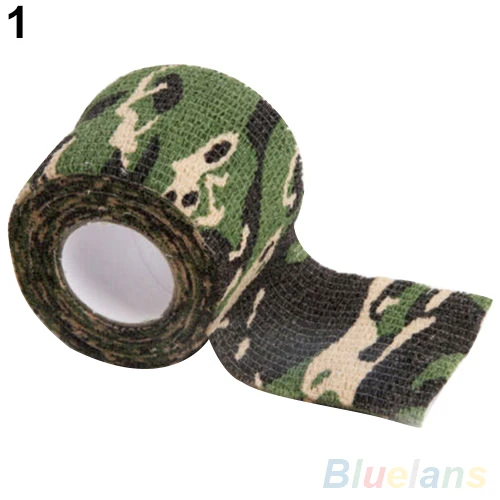 

5CM X 4.5M Metre Camo Rifle Gun Hunting Camouflage Stealth Tape Outdoor 2MO7 3N2K