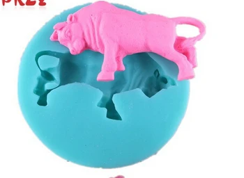 

Cow Fondant Cake Mold Cookie Biscuit Cake Mold Mould Craft DIY 3D Sugarcraft Cake Decorating Tools