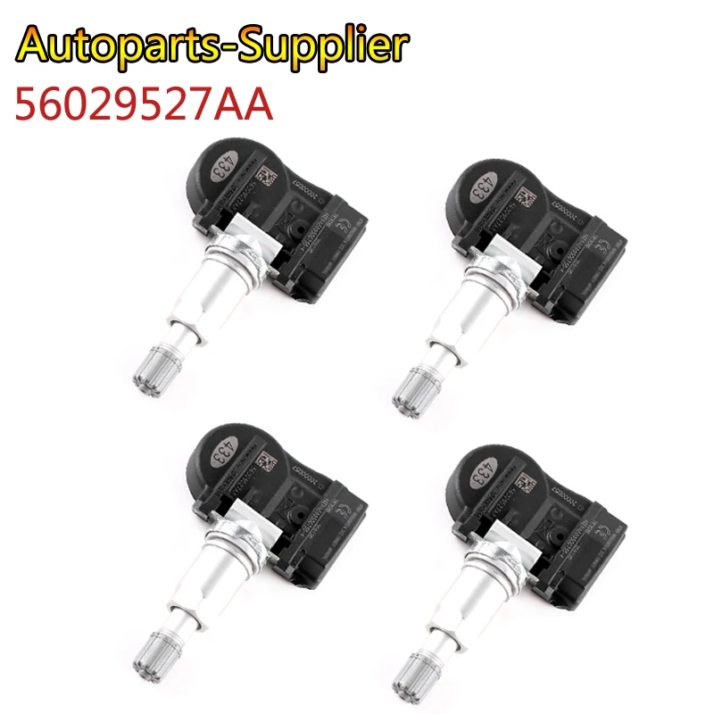 

4 Pcs/Lot High quality 433MHZ TPMS Tire Pressure Sensors 56029527AA For Chrysler 200 300 Dodge Volkswagen
