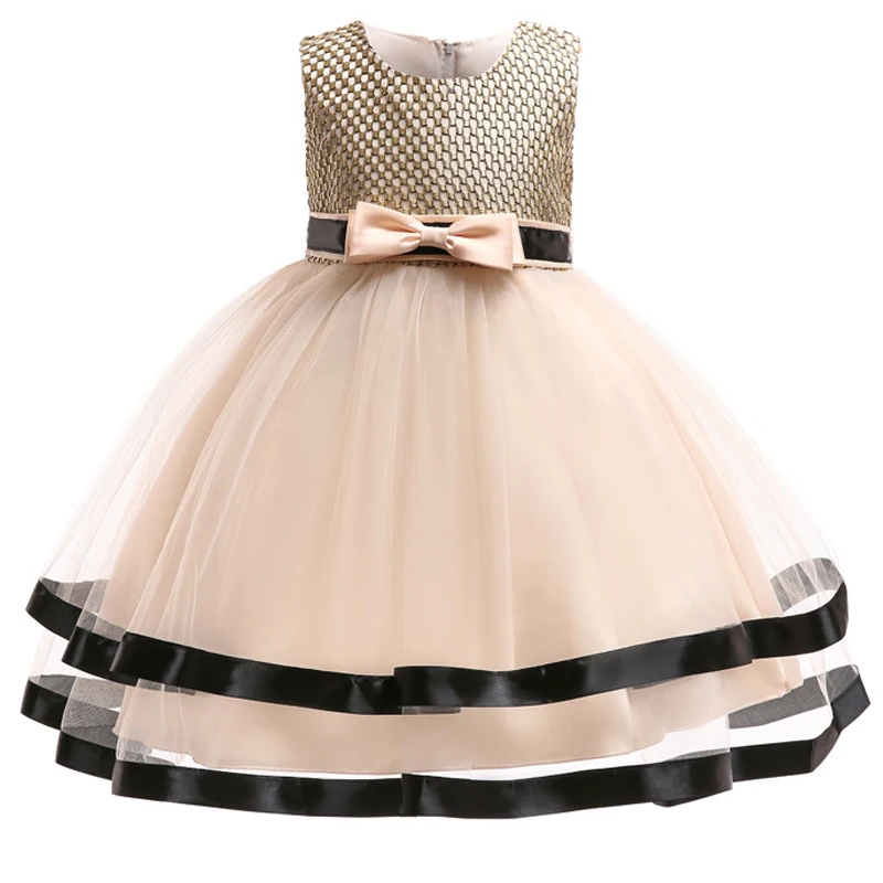 

New 2018 Baby Christmas Dress Girl Toddler Clothes Party Wedding Kids Dresses For Girls Clothing Tutu Princess Dress 2 6 10 Year