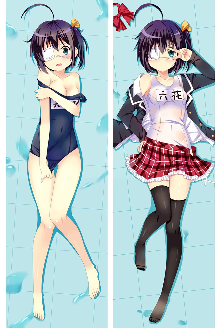2018 август аниме Chuunibyou demo koi ga shitai! Персонажей таканаши Рикка Подушка Dakimakura Крышка