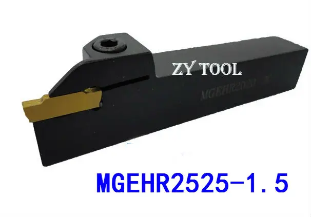 

MGEHR2525-1.5 Toolholder 25*25*150MM CNC turning tool holder, External Grooving turning tools, Lathe cutting tools