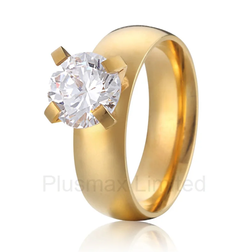 China factory cheap affordable prices gold color titanium jewelry promise wedding engagement rings China factory cheap affordable prices gold color titanium jewelry promise wedding engagement rings