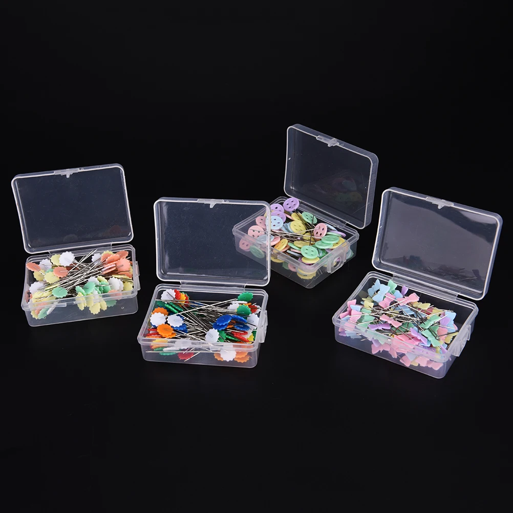

100 Pcs/lot Sewing Accessories Patchwork Pins button/bow tie/dark light plum Pin Sewing Sewing Tool Needle Arts DIY Crafts