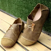 Whensinger - 2018 Woman Shoes Female Genuine Leather Shoes Vintage Elegant Fashion D1505 (0309) Casual sneakers цена Whensinger - 2018 Woman Shoes Female Genuine Leather Shoes Vintage Elegant Fashion D1505 (0309) Casual sneakers цены онлайн