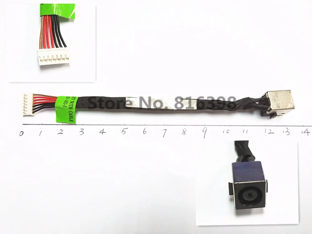 DC jack для DELL Latitude 14 прочный 5414 7404 IN кабель TDP-105HSR2-D-102-J 95% Новый Бесплатная доставка |