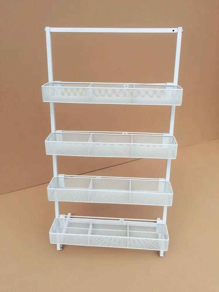 Chewing gum small shelves. Content display shelf lipstick