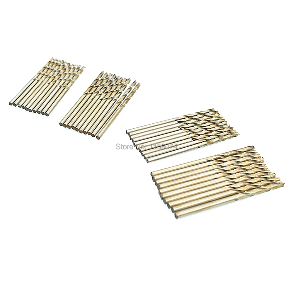 10pcs Mini Drill Bit Set 2.3mm 2.4mm 2.5mm 3mm Hss Straight Shank Twist Drill Bits Plastic Metal Wood Plastic Twist Drills Bit