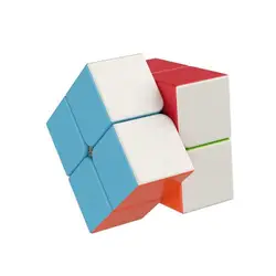 Qiyi 2x2x2 магические кубики Stickerless speed Cube 3D 2X2 головоломка твист игрушки для детей Головоломка Куб детские игрушки подарок соревнование твист