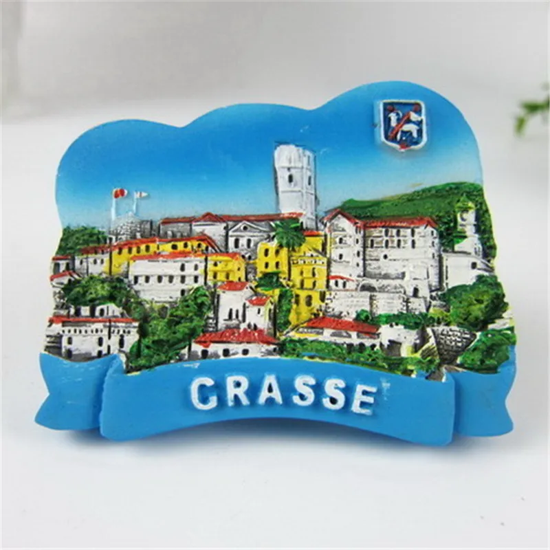 Франция Грасс город Прованс Туризм Сувенир магнит на холодильник|souvenir fridge