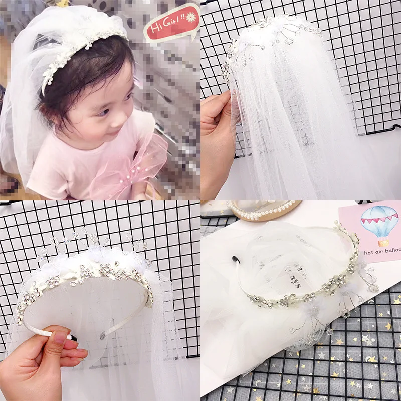 

Girls Wedding veil Hair Band Headwear Party Christmas Kids Headband hair Hoop Hair Accessories Fashion Party Wedding accessories