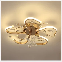 

FULOC Remote led ceiling lights Modern for bedroom dimmer light fixture meters
