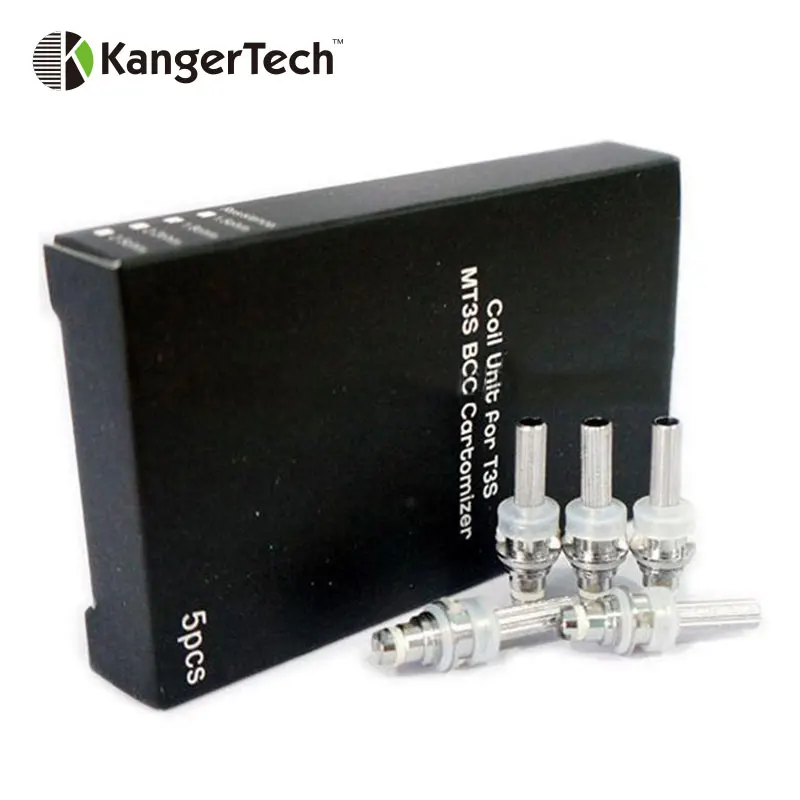 5 шт. оригинальная катушка Kangertech T3S/MT3S 1. Ом/1. 8 Ом/2. 2 Ом/2 Ом Сопротивление ядро