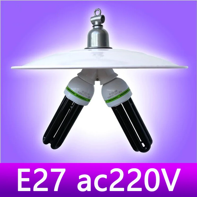 220V E27 5-40 Вт УФ лампа УФ ультрафиолетовый флуоресцентный свет лампа Спиральные энергосберегающие черный светло-фиолетовые лампы освещения