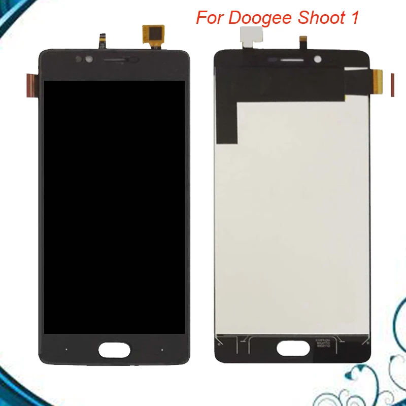 ЖК-дисплей Doogee Shoot 1 дигитайзер + тачскрин сменный без рамки черный протестирован