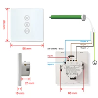 Tuya Smart Life EU WiFi Roller Shutter Curtain Switch for Electric Motorized Blinds with Remote Control Google Home Aelxa Echo - Image 6