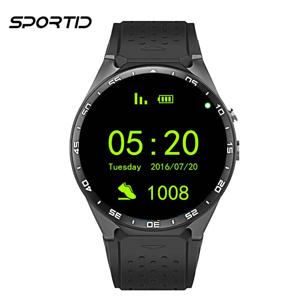 

Original KW88 with GPS 3G Wifi Smart Watch Phone Support Android 5.1 OS MTK6580 Support SIM Card Men Watch Heart Rate Monitor