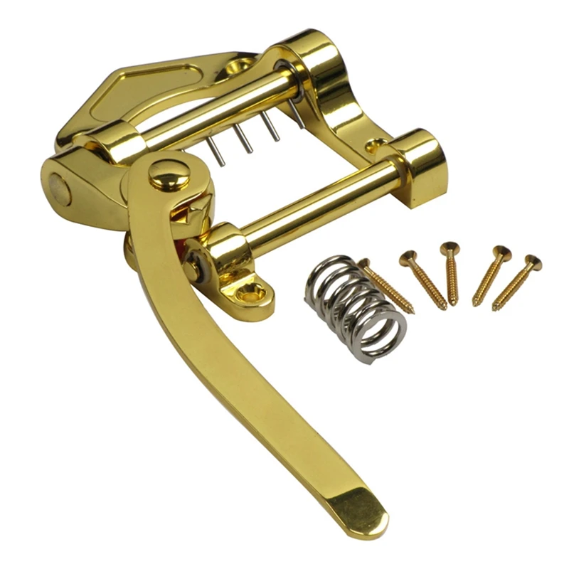 

ZONAEL New Electric Guitar Duplex Bridge Vibrato Pull Kits Pull String Tremolo Board Silver Gold Black Guitar Parts Accessorie