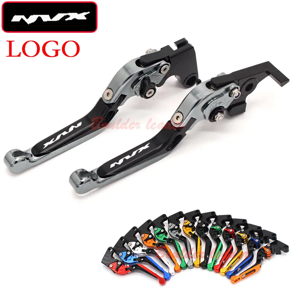 For Yamaha NVX155/Aerox155 2017 2018 CNC Motorcycle Accessories Folding Extendable Brake Clutch Levers LOGO NVX | Автомобили и