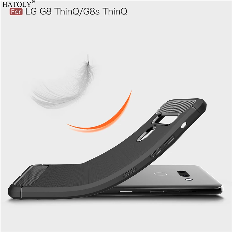 HATOLY для Capas LG G8 чехол thinq прочный армированный телефона из мягкого ТПУ Матовый Rugger