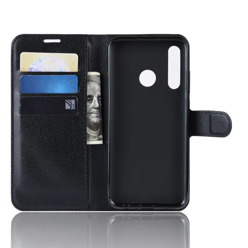 Micgita For Samsung A60 Case Flip Phone Cover Leather Cases For Samsung Galaxy A60 2019 Lichee Pattern Wallet Case SM-A606F/DS