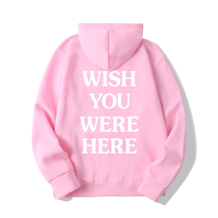  TRAVIS SCOTT ASTROWORLD WISH YOU WERE HERE HOODIES fashion letter ASTROWORLD HOODIE streetwear Man 