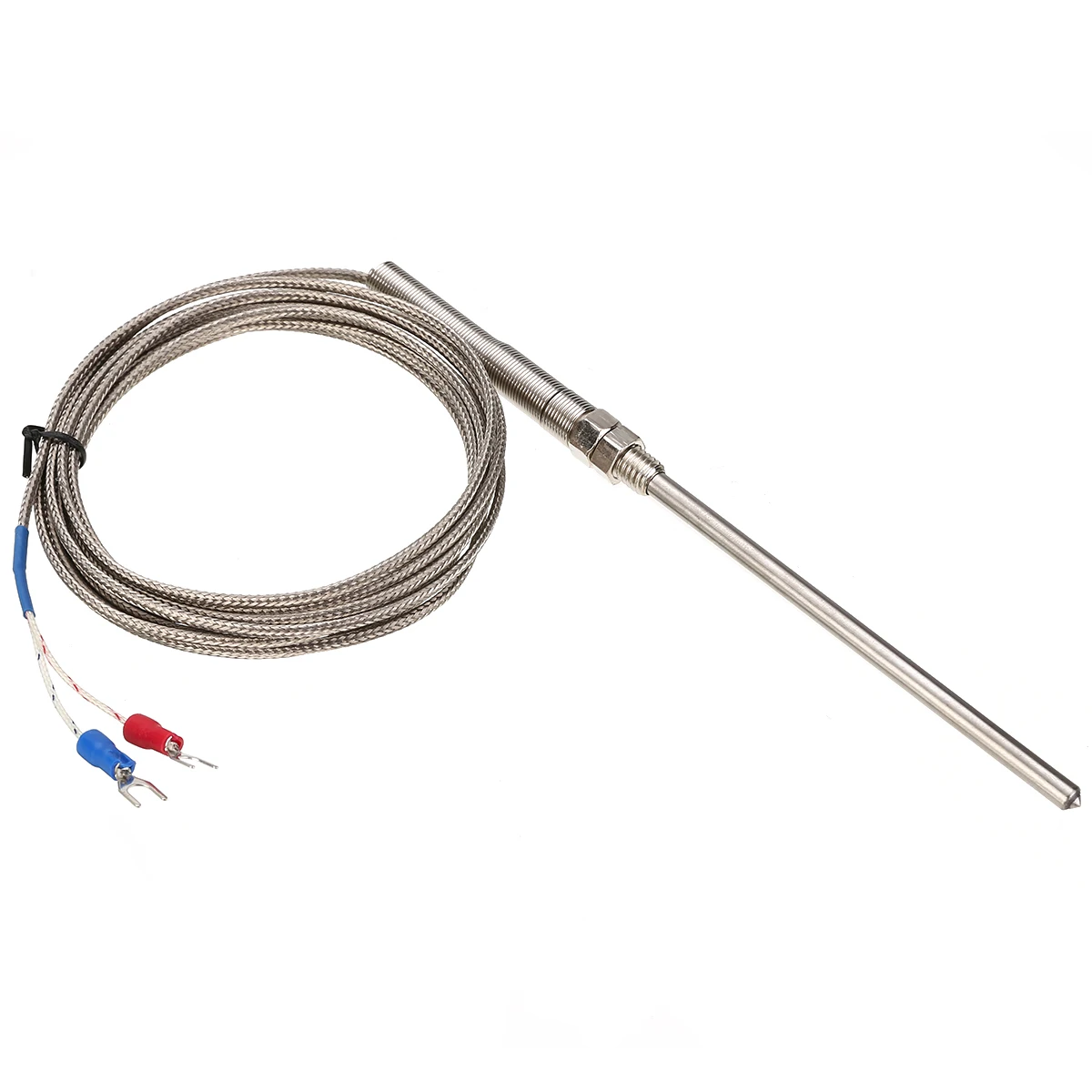 100mm K-Type Stainless Steel Temperature Controller Thermocouple Probe Sensors 