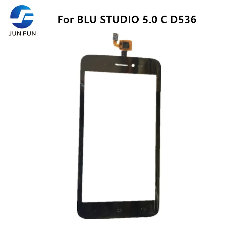 JUN FUN 5 0 &quotinch черный и белый Touch для BLU STUDIO C D536 Сенсорный экран планшета Панель |