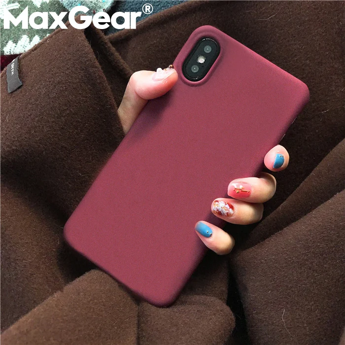 

Ultrathin Sandstone matte Scrub Soft TPU Phone Back Cover Case For iphone X 8 7 6 6S 7 Plus 6 Plus 6s Plus Fundas