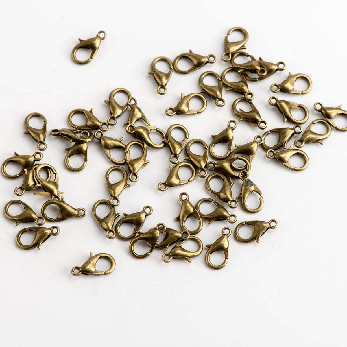 

12 mm lobster clasp Jewelry finding & components parts size connection buckle diy accessories Silver bronze #JY109
