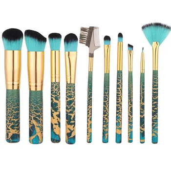 

10pcs/1 Set Makeup Brushes Foundation Eyebrow Eyeliner Blush Powder Cosmetic Concealer Professional Makeup Brushes Set