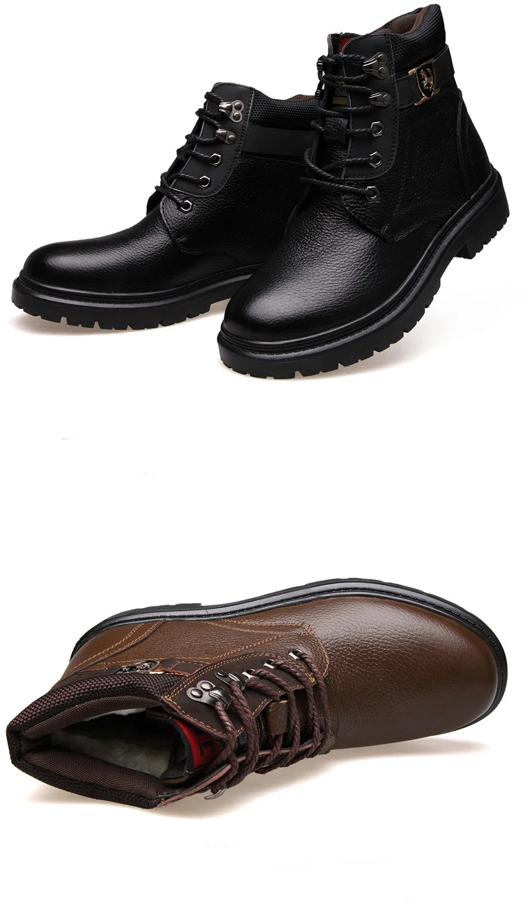 Новинка; мужские зимние ботинки; мужские Ботильоны; теплые ботинки из плюша и меха; нескользящие черные ботинки; большие размеры 48; M187