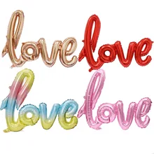 1 PCS אהבת מכתב רדיד בלוני עוסק חתונה נישואים האהבה יום שמח מסיבת יום הולדת קישוט אבזרי תמונה(China)